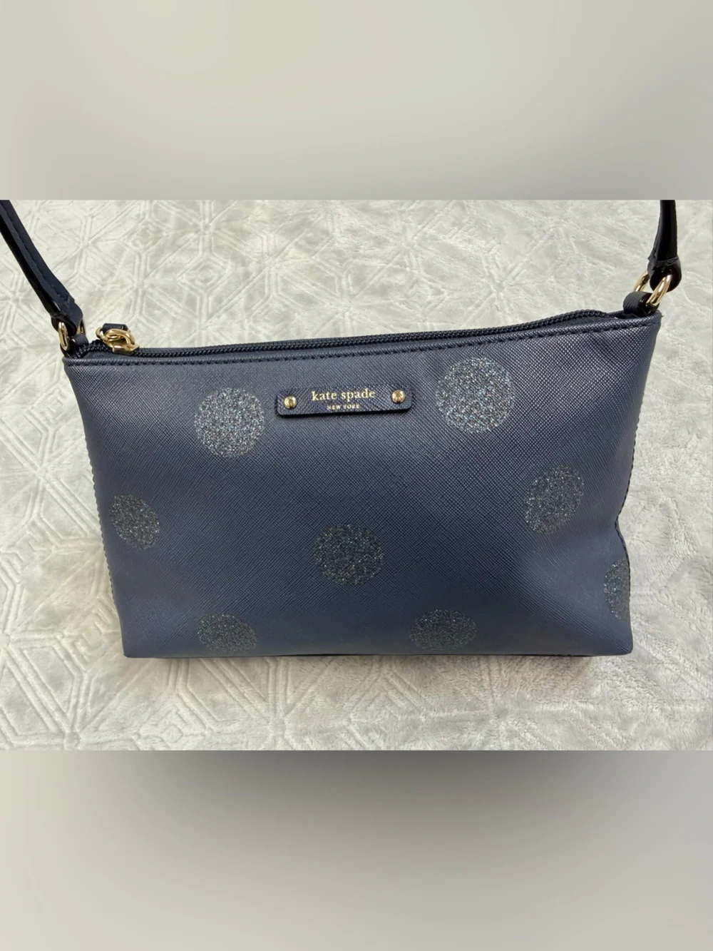 kate spade ramey Crossbody Bag with Glitter Dot Accents